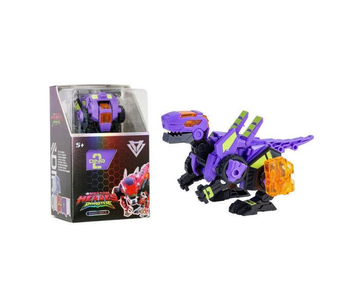 Igračka Dinosaurus Dinoster Dinocubes Raptorbot, Ljubičasti