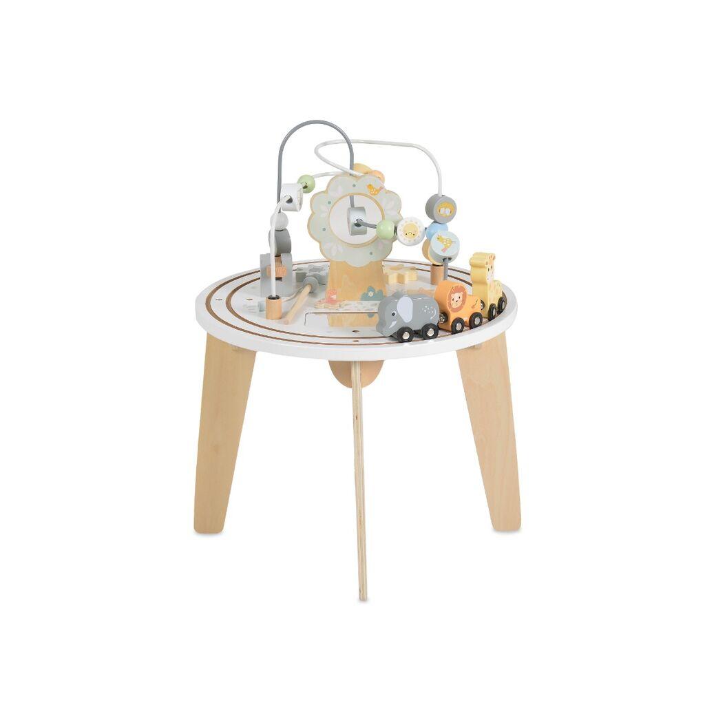 Moni Toys Drveni aktivni sto za bebe W12D626