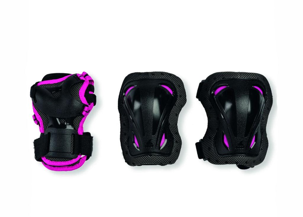 RollerBlade Set Štitnika Rollerblade Skate Gear Jr 3/1 Black/Pink - Xxxs
