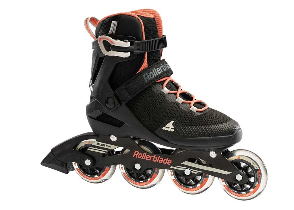 RollerBlade Roleri Rollerblade Sirio 84 Black/Coral - 39