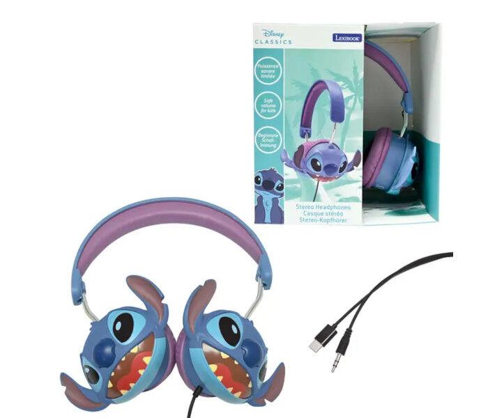 Lexibook Dječije bežične slušalice Diseny Stitch, Plave
