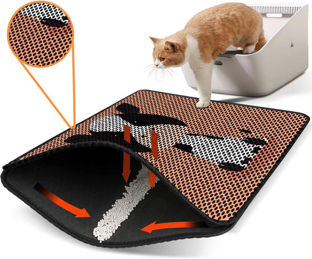 Aberto Design WC pretinac za mačke Nrszn0076, 45 x 60 cm, narandžasti