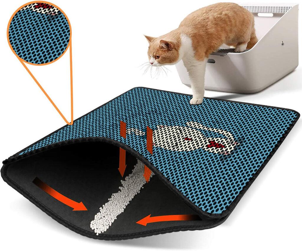Aberto Design WC pretinac za mačke Nrszn0034, 45 x 60 cm, Plavi