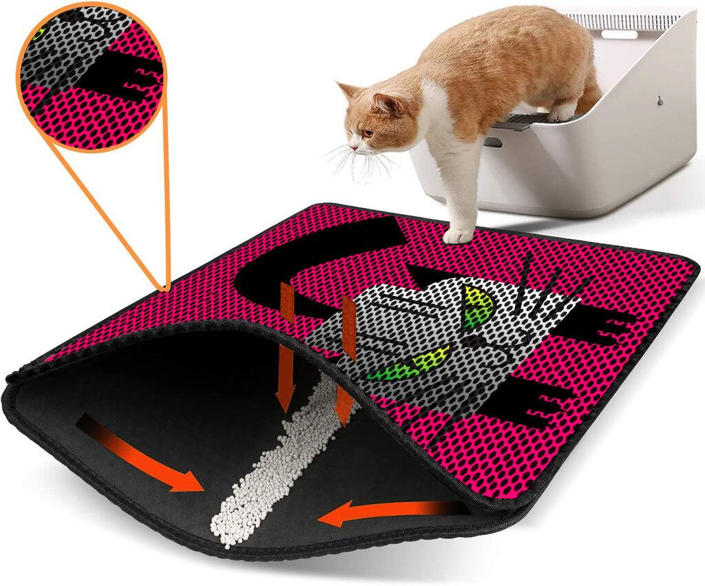 Aberto Design WC pretinac za mačke Nrszn0182, 45 x 60 cm, roze