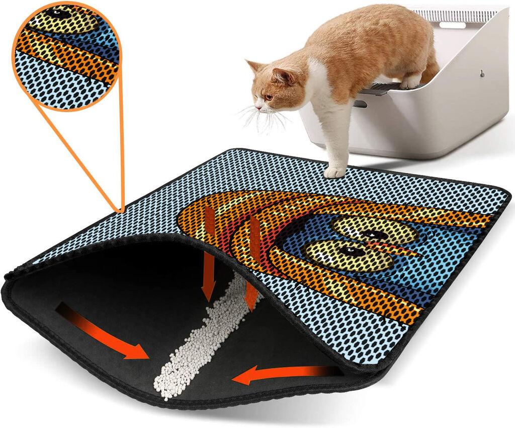 Aberto Design WC pretinac za mačke Nrszn0080, 45 x 60 cm, Šareni