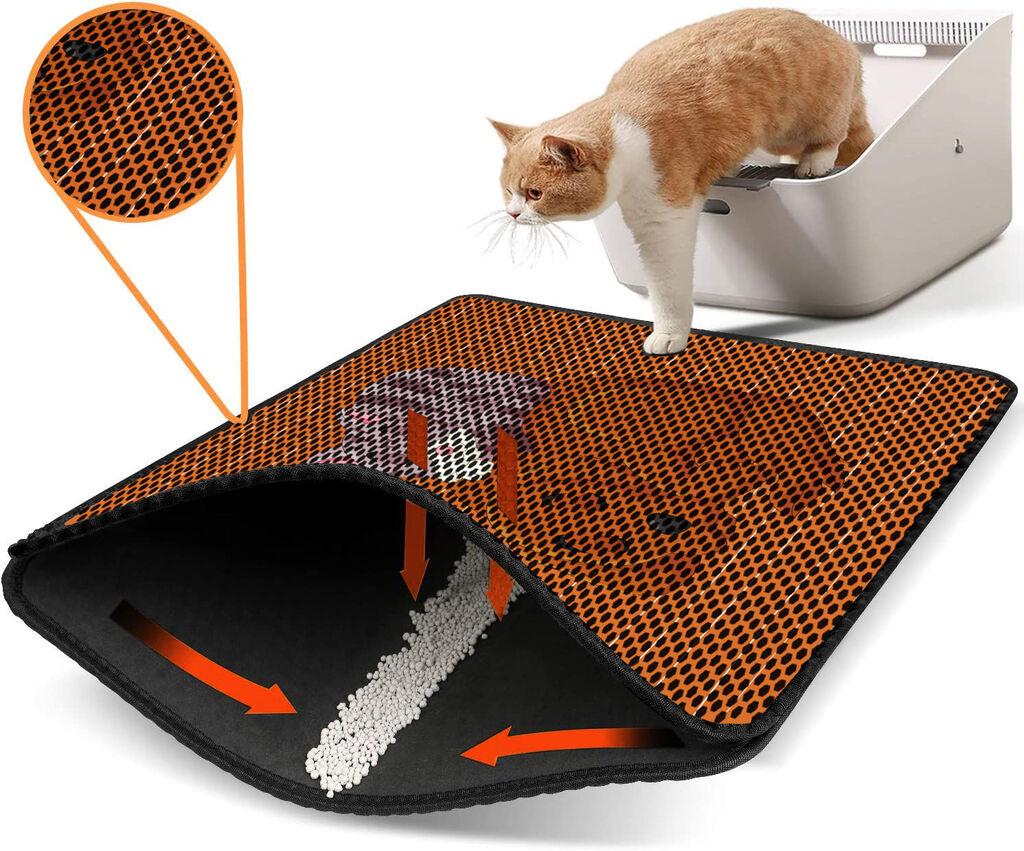 Aberto Design WC pretinac za mačke Nrszn0035, 45 x 60 cm, narandžasti