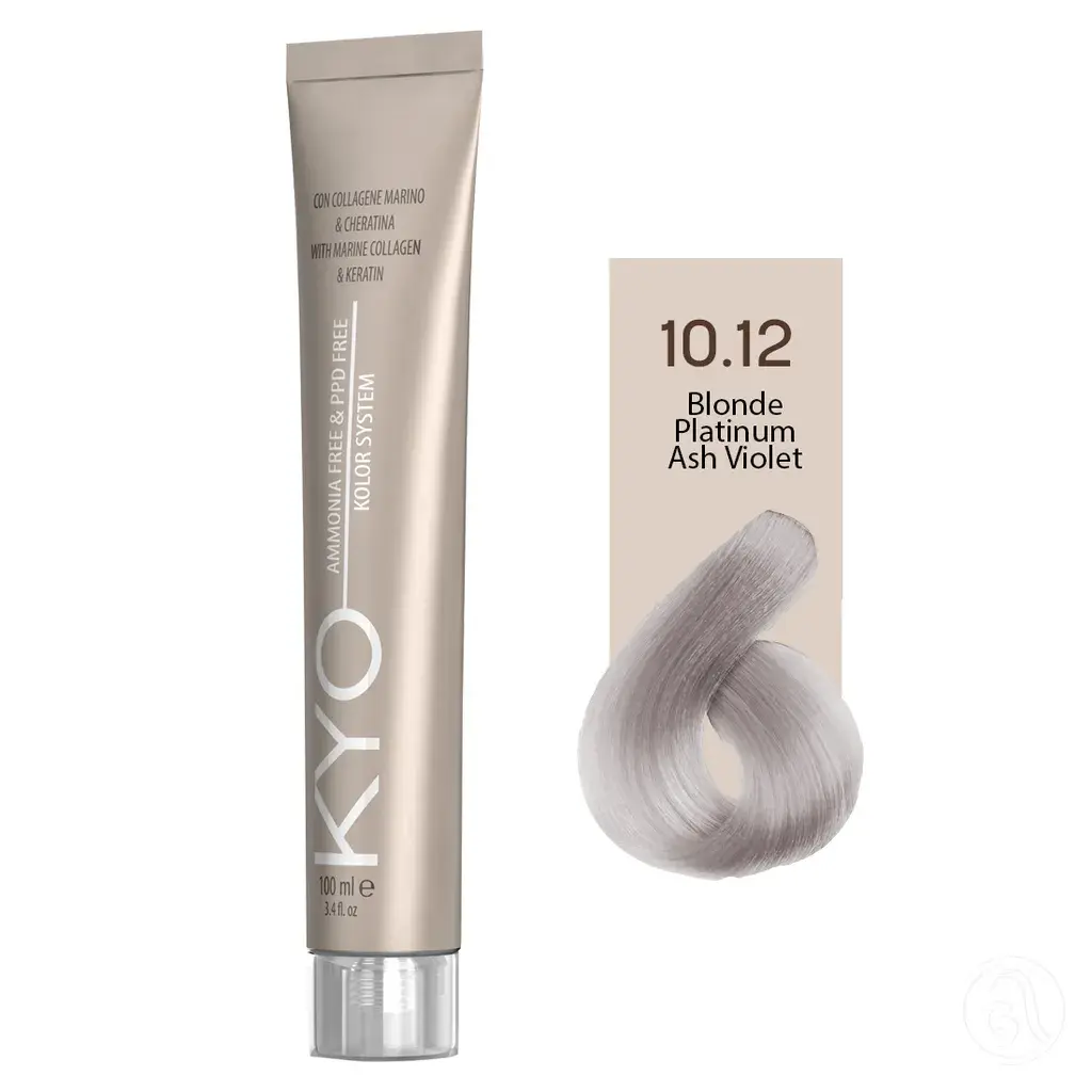 Kyo Farba Za Kosu Bez Amonijaka  100Ml - Platinastoplava Pepeljasto Ljubičasta 10.12