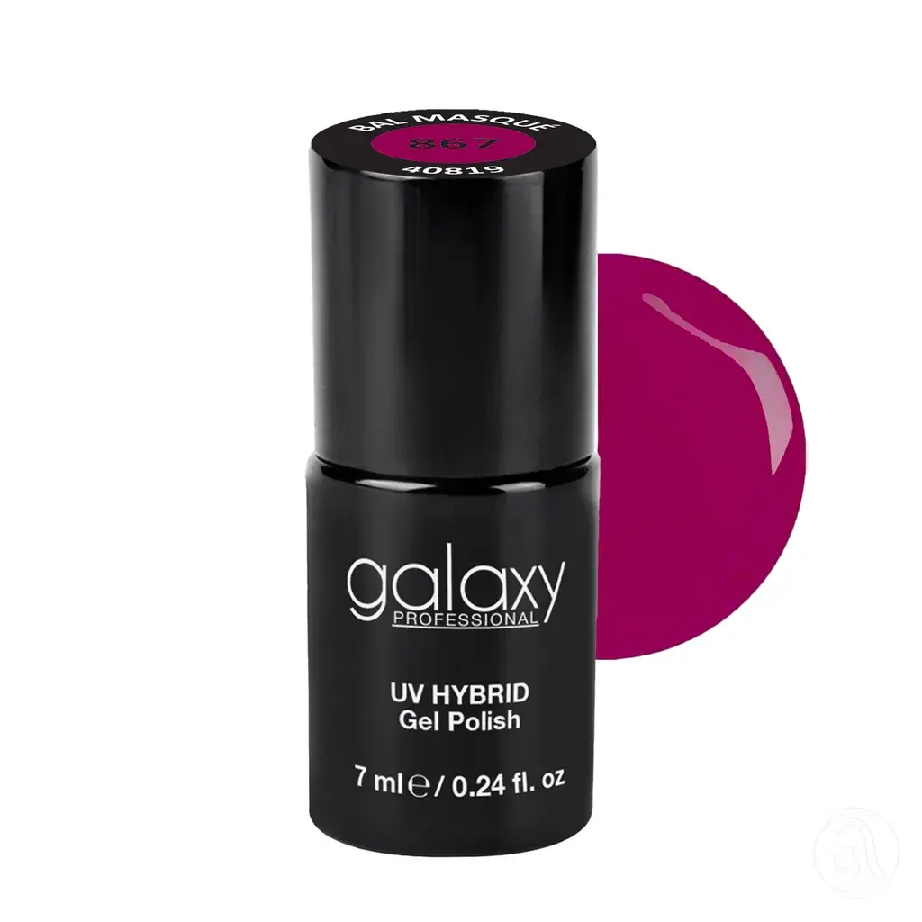 Galaxy Professional Trajni Lak Za Nokte Uv/Led Hybrid 7Ml - Bal Masque S867