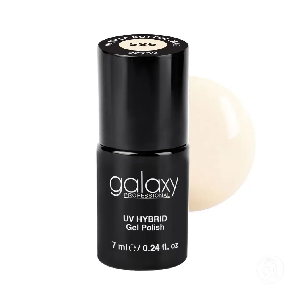 Galaxy Professional Trajni Lak Za Nokte Uv/Led Hybrid 7Ml - Vanilla Butter Cake S586
