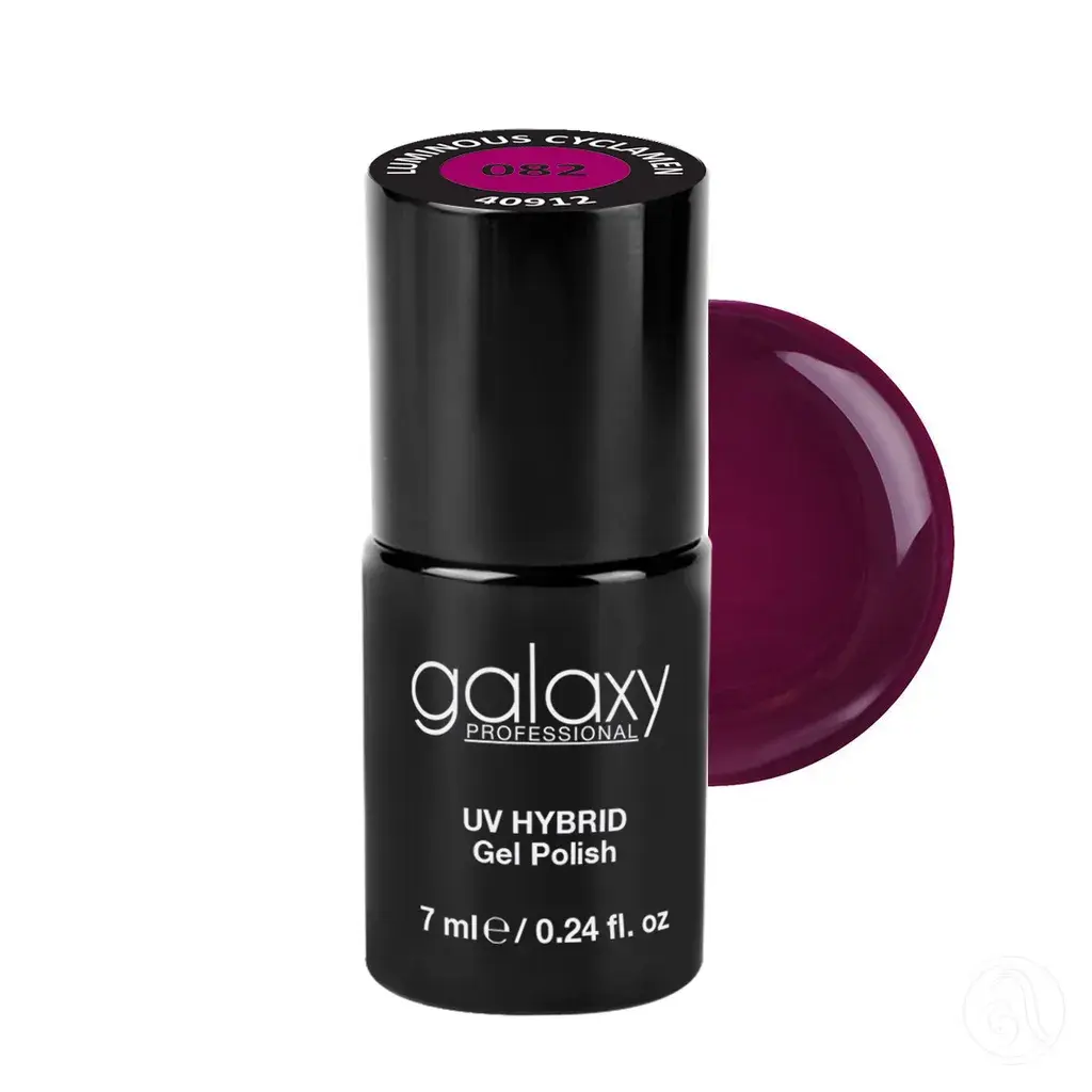 Galaxy Professional Trajni Lak Za Nokte Uv/Led Hybrid 7Ml - Luminous Cyclamen S082
