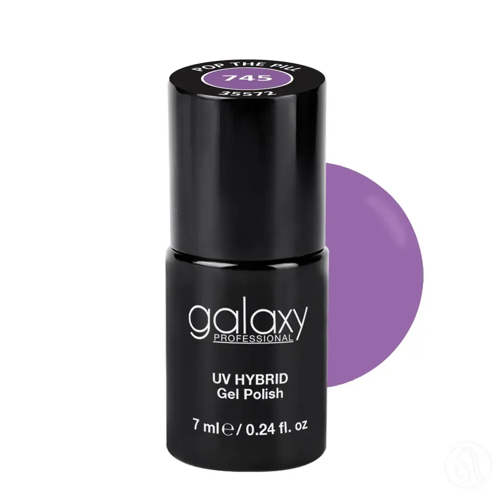 Galaxy Professional Trajni Lak Za Nokte Uv/Led Hybrid 7Ml - Pop The Pill S745