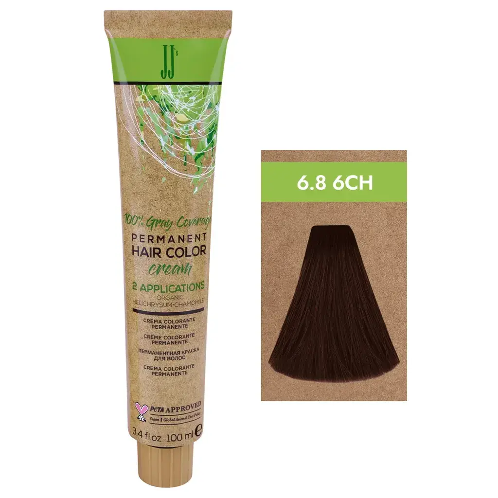 Jj Farba Za Kosu "S Gray Coverage 100Ml - 6.8-6Ch Čokoladna Tamnoplava