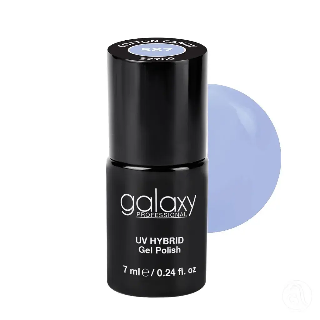 Galaxy Professional Trajni Lak Za Nokte Uv/Led Hybrid 7Ml - Cotton Candy S587