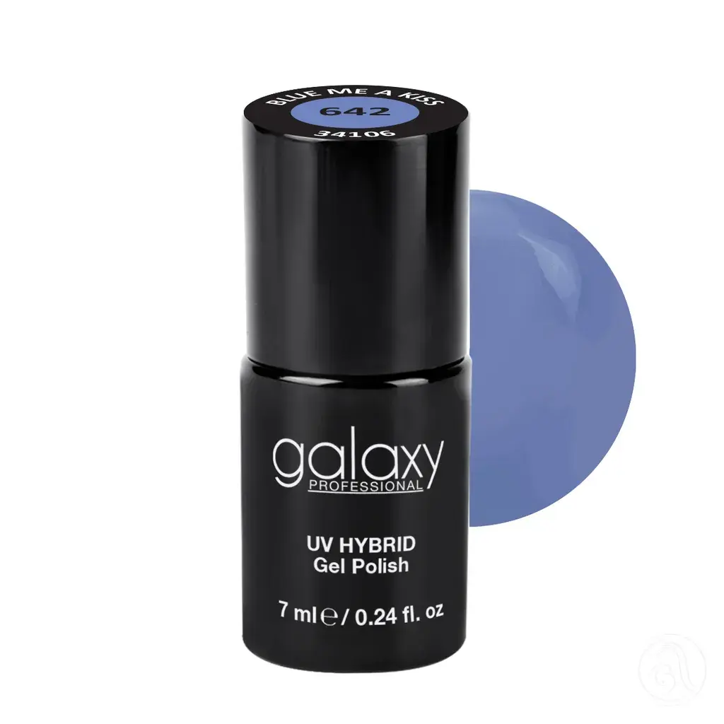 Galaxy Professional Trajni Lak Za Nokte Uv/Led Hybrid 7Ml - Blue Me A Kiss S642