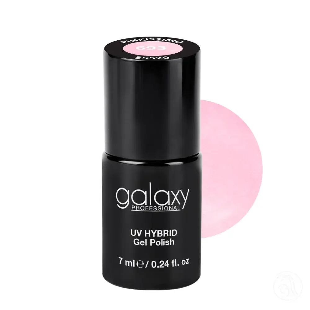 Galaxy Professional Trajni Lak Za Nokte Uv/Led Hybrid 7Ml - Pinkissimo S693