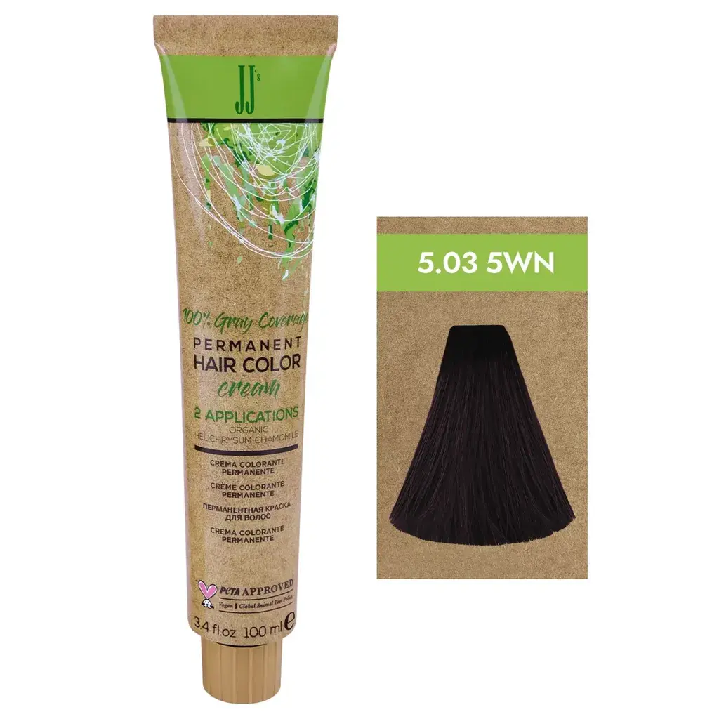 Jj Farba Za Kosu "S Gray Coverage 100Ml - 5.03-5Wn Prirodna Topla Svetlobraon