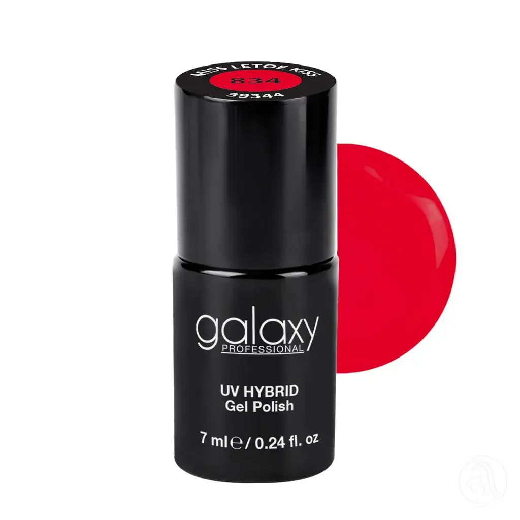 Galaxy Professional Trajni Lak Za Nokte Uv/Led Hybrid 7Ml - Miss Letoe Kiss S834