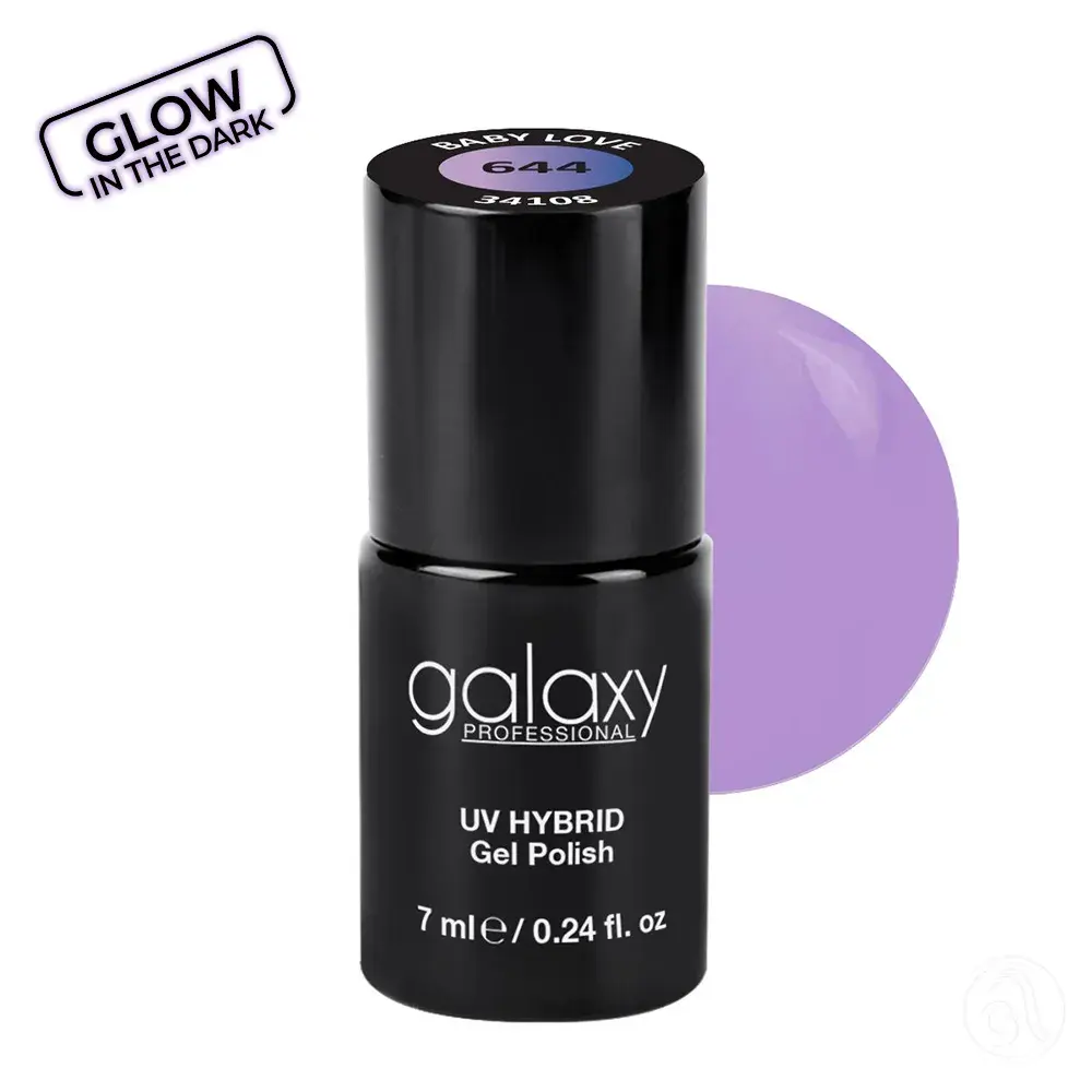 Galaxy Professional Trajni Lak Za Nokte Uv/Led Hybrid 7Ml - Baby Love S644