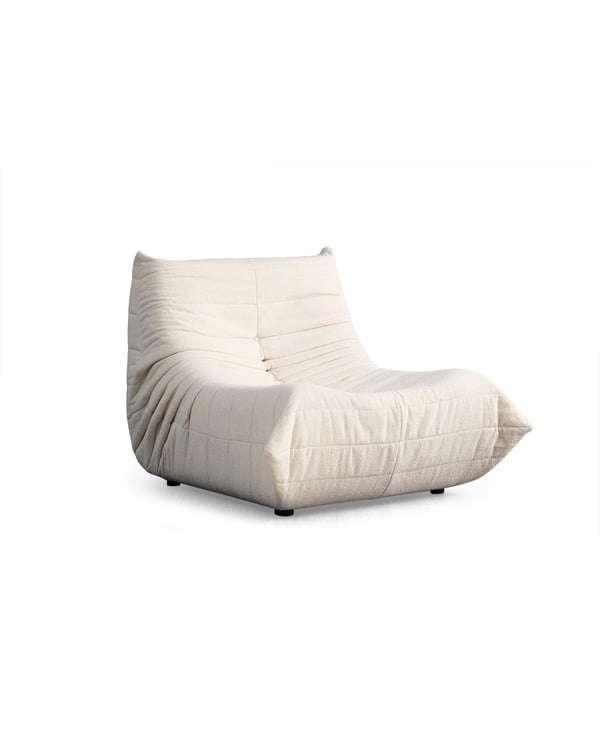 Atelier del Sofa Bocek tabure, 90x100x80 cm, Bijela