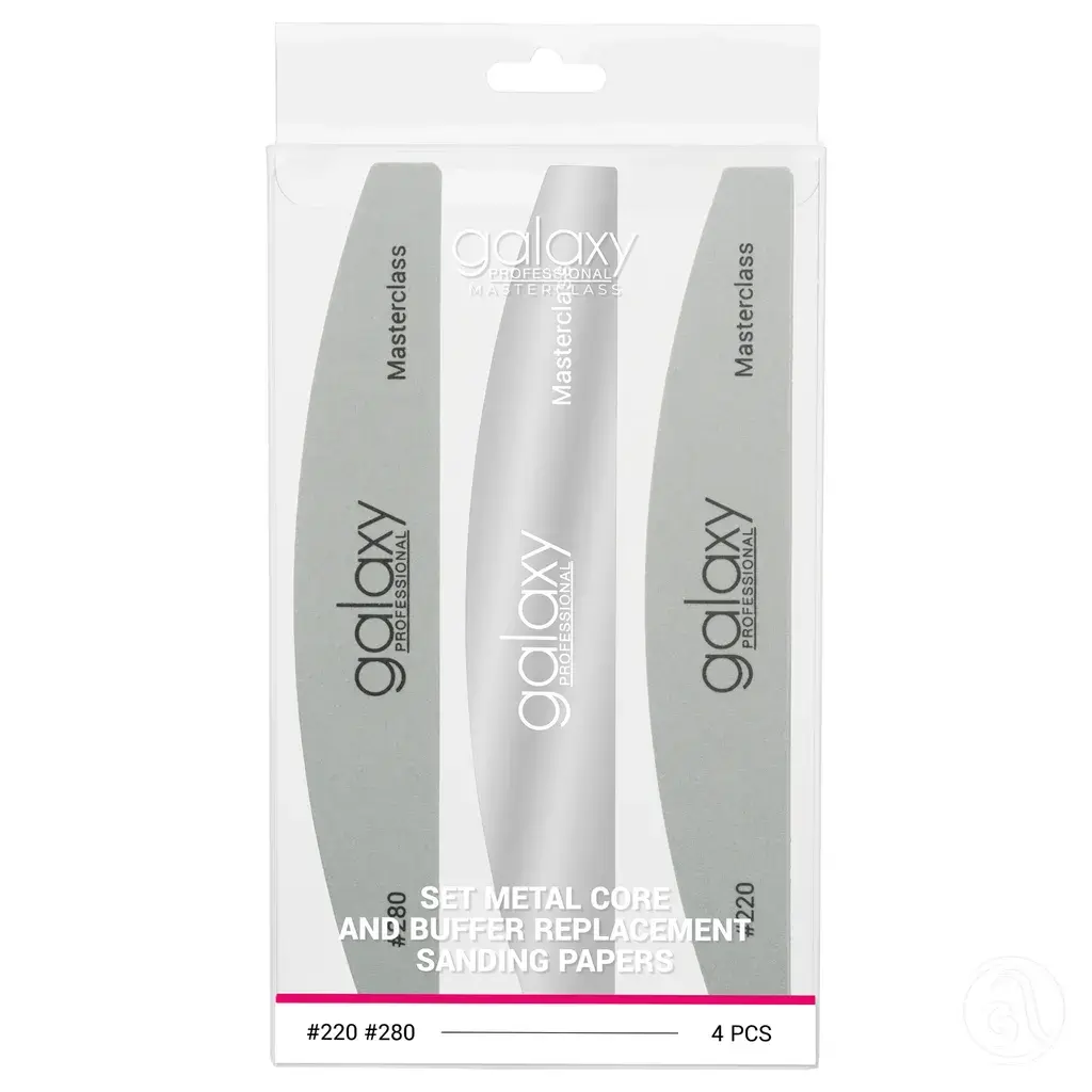 Galaxy Professional Set Metalno Jezgro I Buffer Brusni Papiri Masterclass #220 I #280