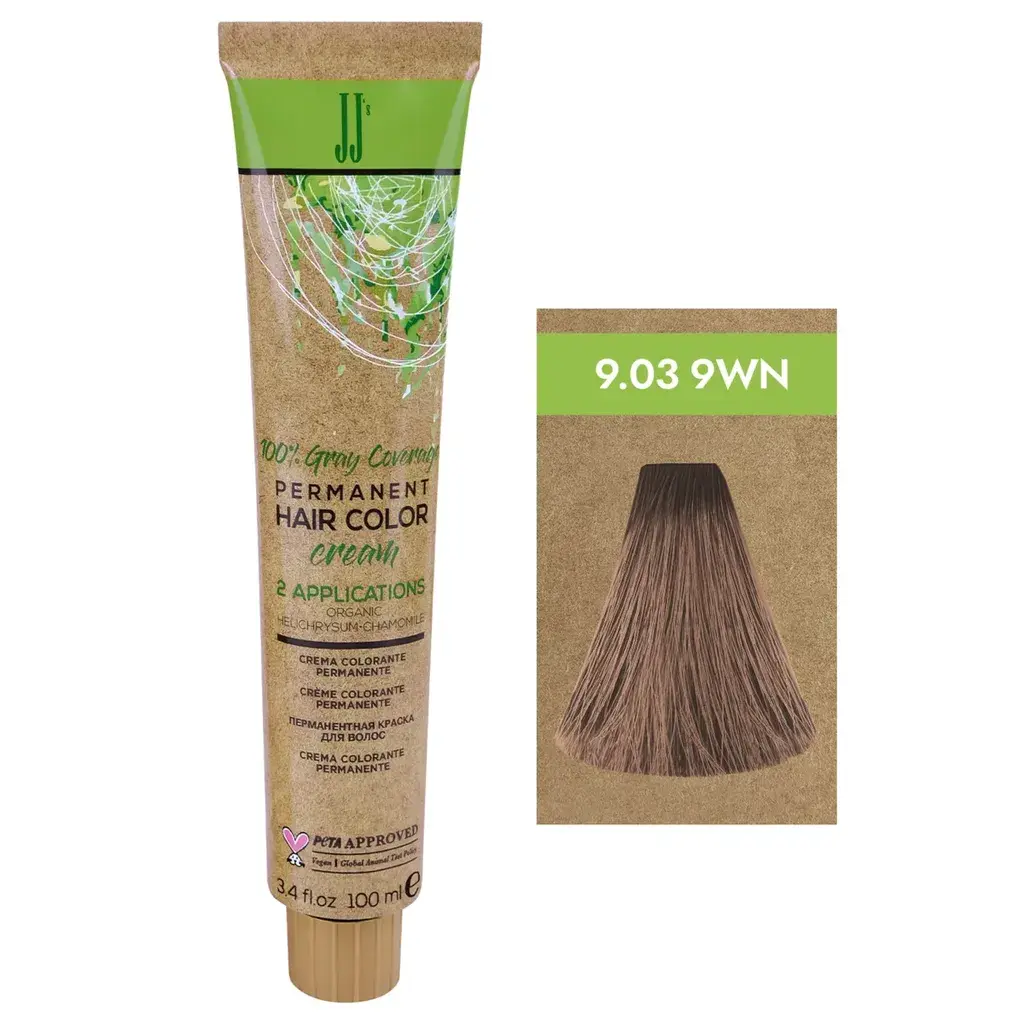 Jj Farba Za Kosu "S Gray Coverage 100Ml - 9.03-9Wn Prirodna Topla Veoma Svetloplava