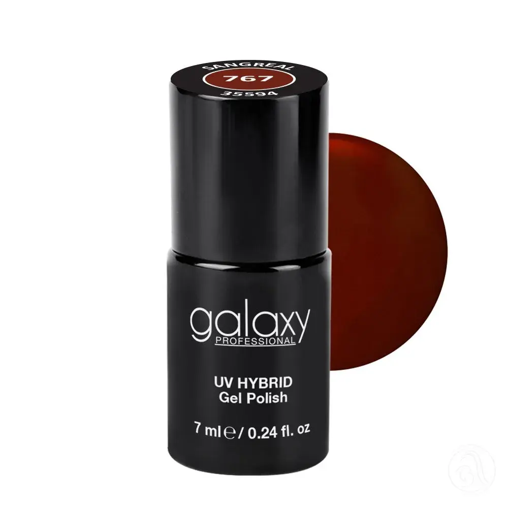 Galaxy Professional Trajni Lak Za Nokte Uv/Led Hybrid 7Ml - Sangreal S767