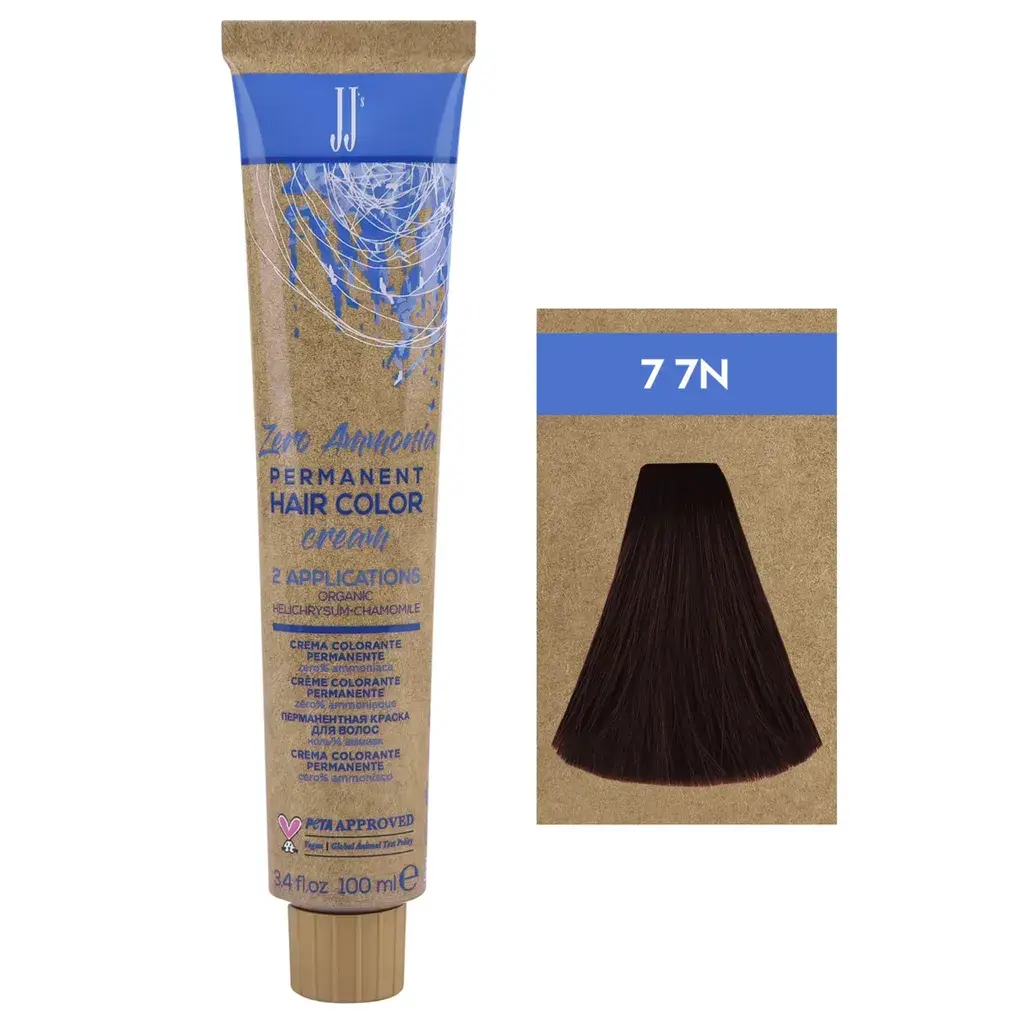 Jj Farba Za Kosu "S Zero Ammonia 100Ml - Srednja Plava 7-7N
