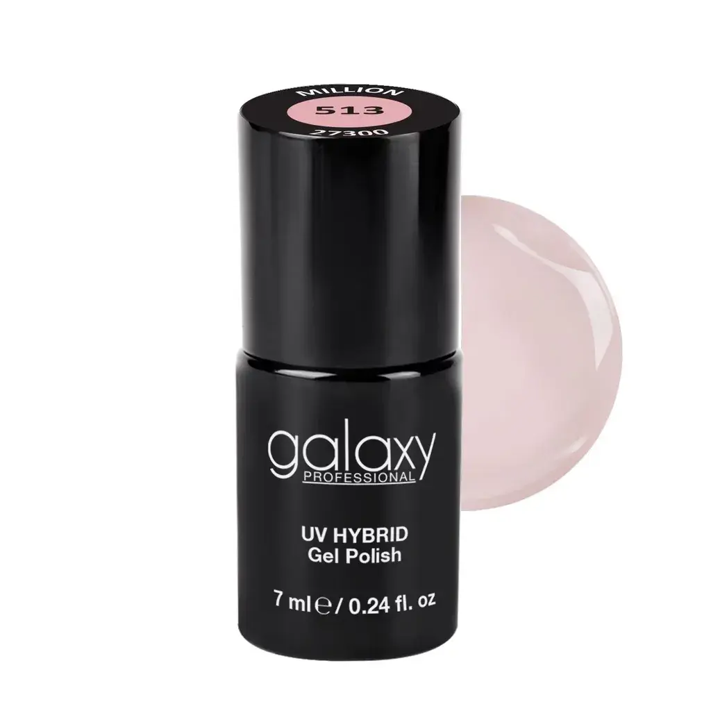Galaxy Professional Trajni Lak Za Nokte Uv/Led Hybrid 7Ml - Million S513