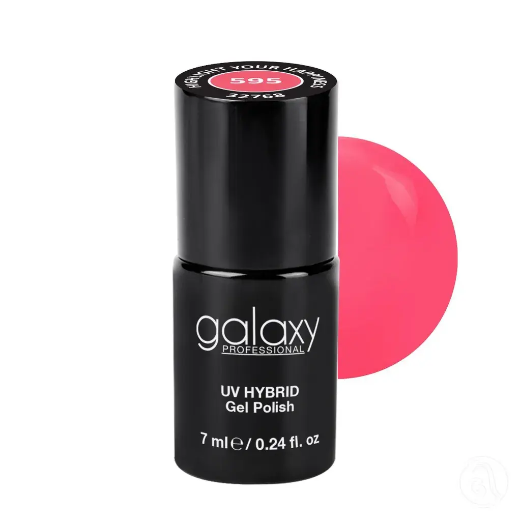Galaxy Professional Trajni Lak Za Nokte Uv/Led Hybrid 7Ml - Highlight Your Happiness S595