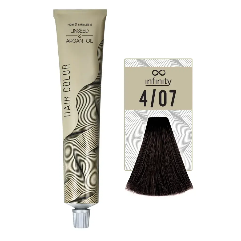 Infinity Farba Za Kosu  100Ml - Prirodna Duvan-Braon 4/07