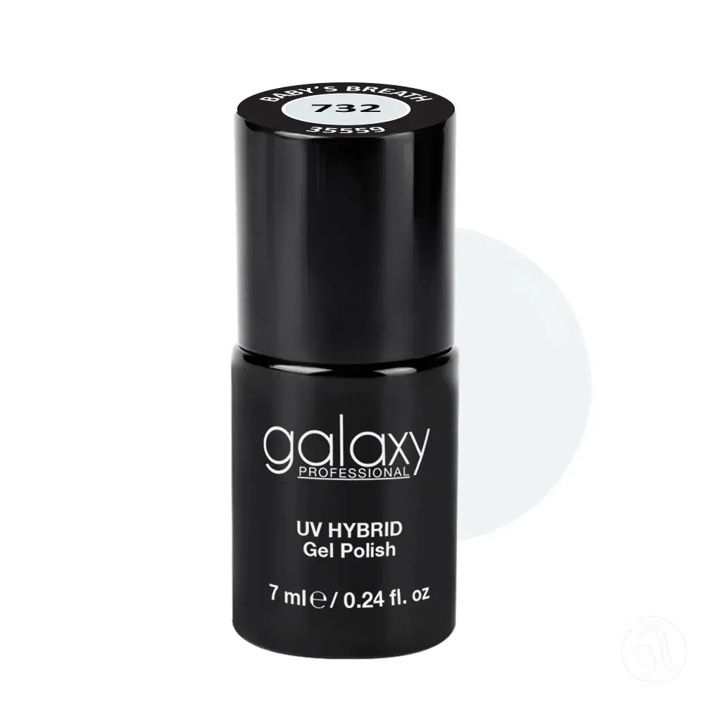 Galaxy Professional Trajni Lak Za Nokte Uv/Led Hybrid 7Ml - Baby"S Breath S732