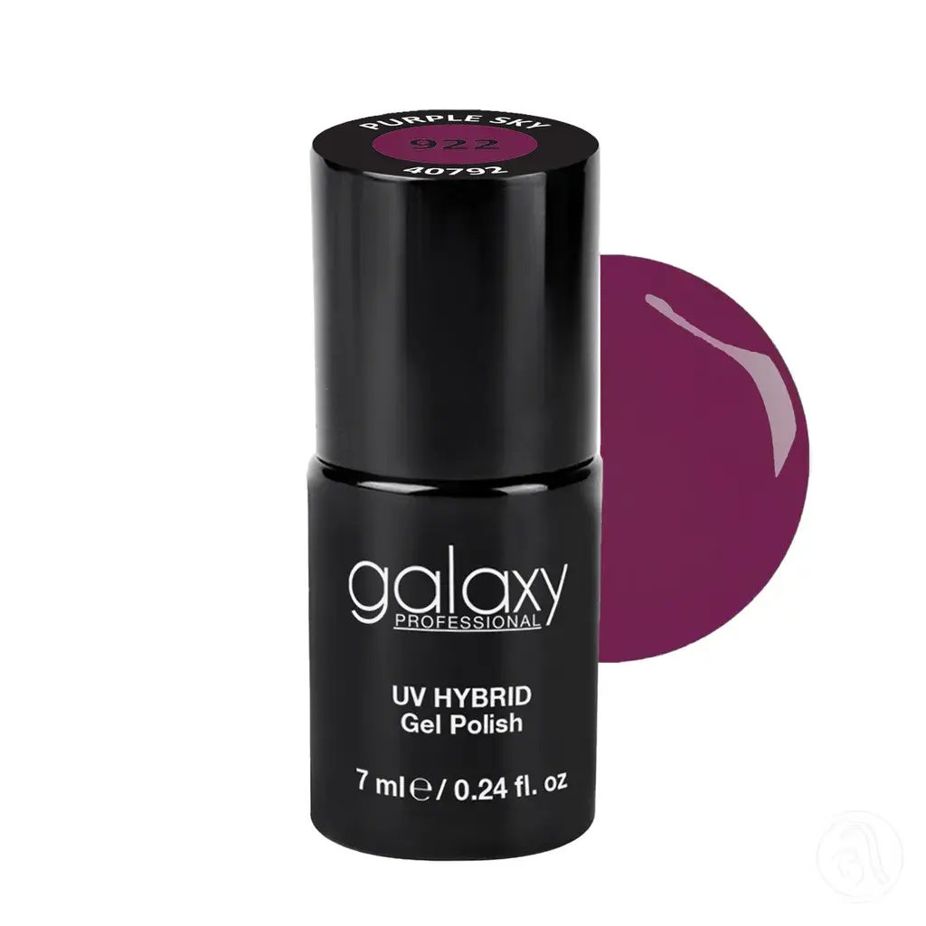 Galaxy Professional Trajni Lak Za Nokte Uv/Led Hybrid 7Ml - Purple Sky S922