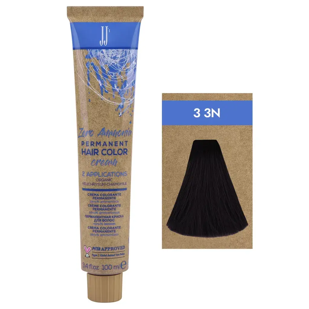 Jj Farba Za Kosu "S Zero Ammonia 100Ml - Tamnobraon 3-3N