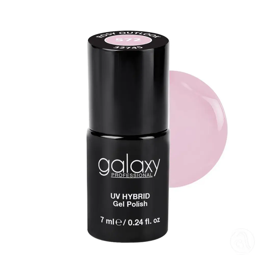 Galaxy Professional Trajni Lak Za Nokte Uv/Led Hybrid 7Ml - Rosy Outlook S572