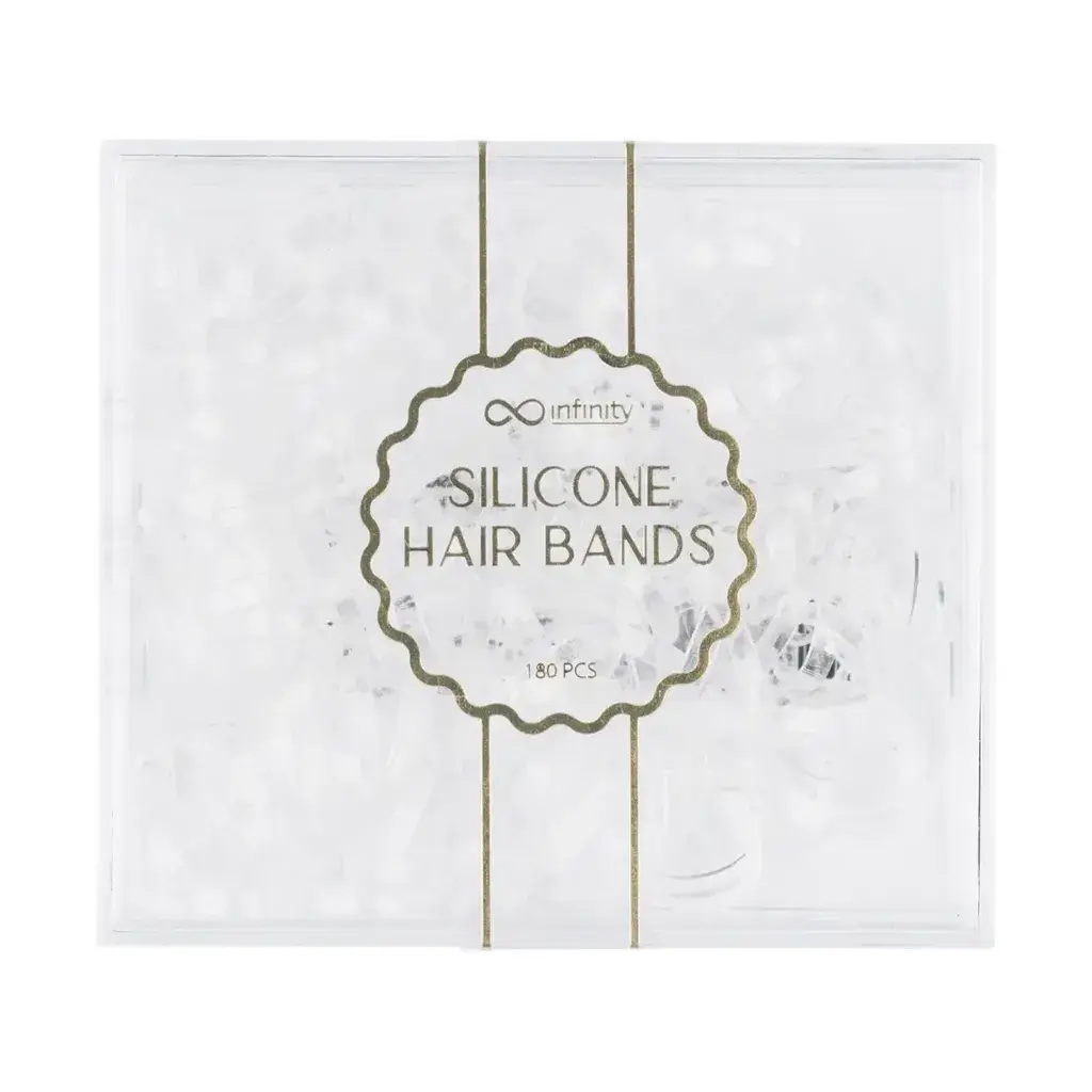 Infinity Silikonske Gumice Za Kosu - Transparentne