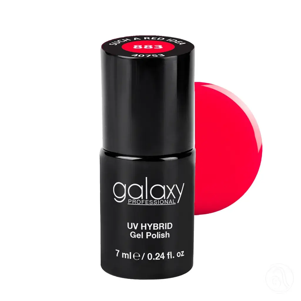 Galaxy Professional Trajni Lak Za Nokte Uv/Led Hybrid 7Ml - Such A Red Idea S883