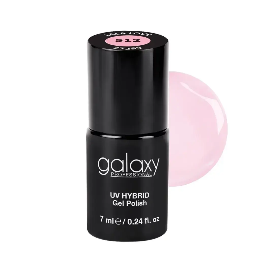 Galaxy Professional Trajni Lak Za Nokte Uv/Led Hybrid 7Ml - Lala Love S512