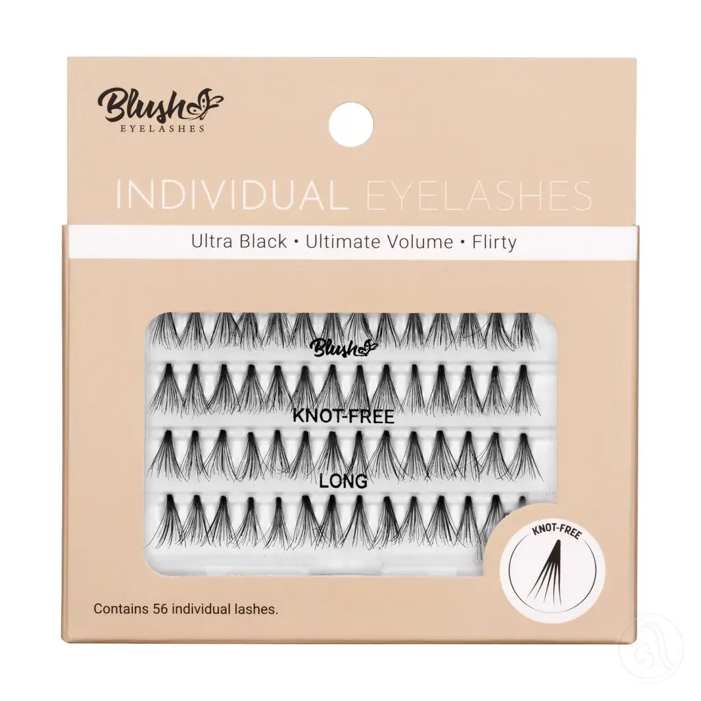 Blush Individualne Trepavice Bez Čvorića - Ultra Black 555