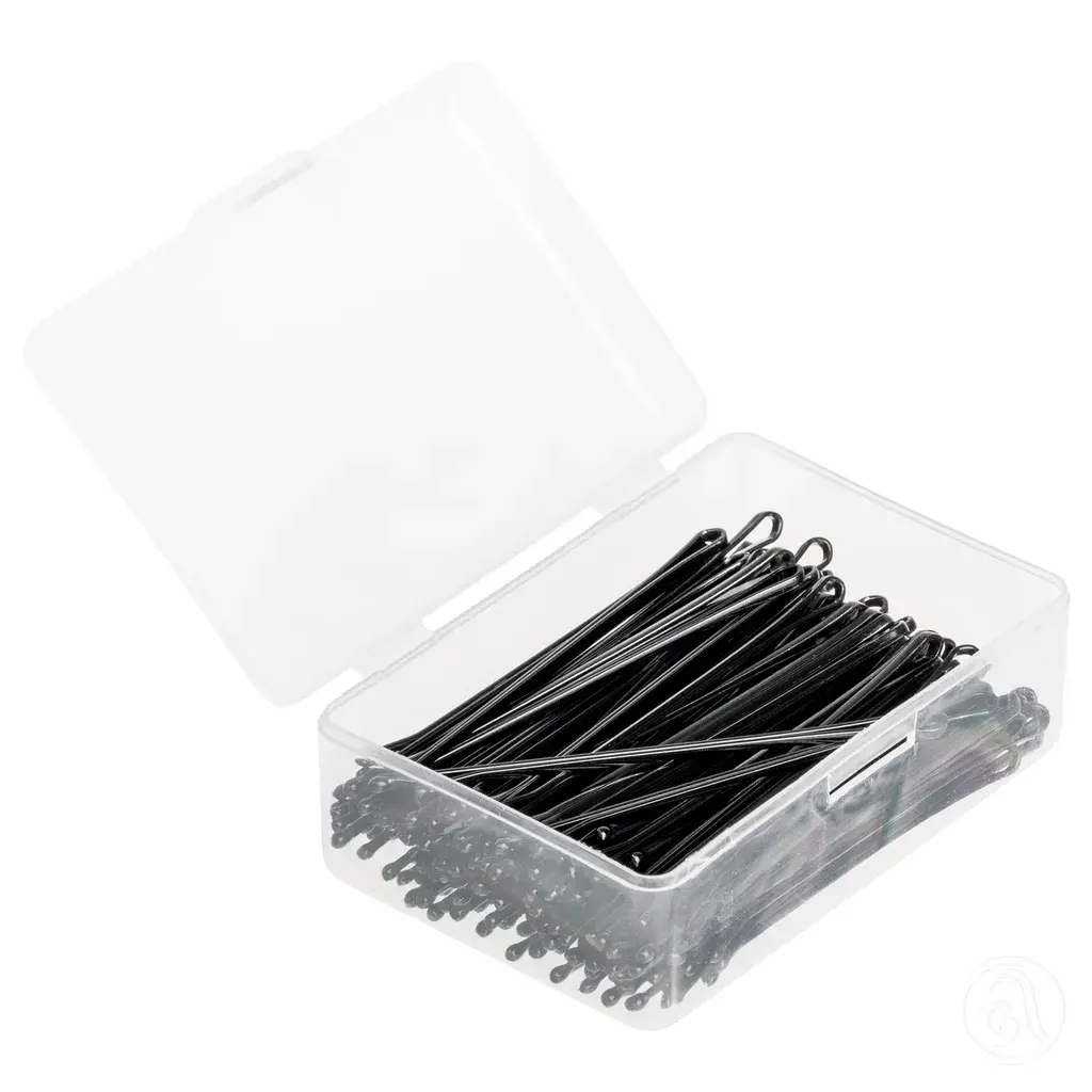 Beauty Design Ravne Ukosnice Za Kosu Crne 100/1