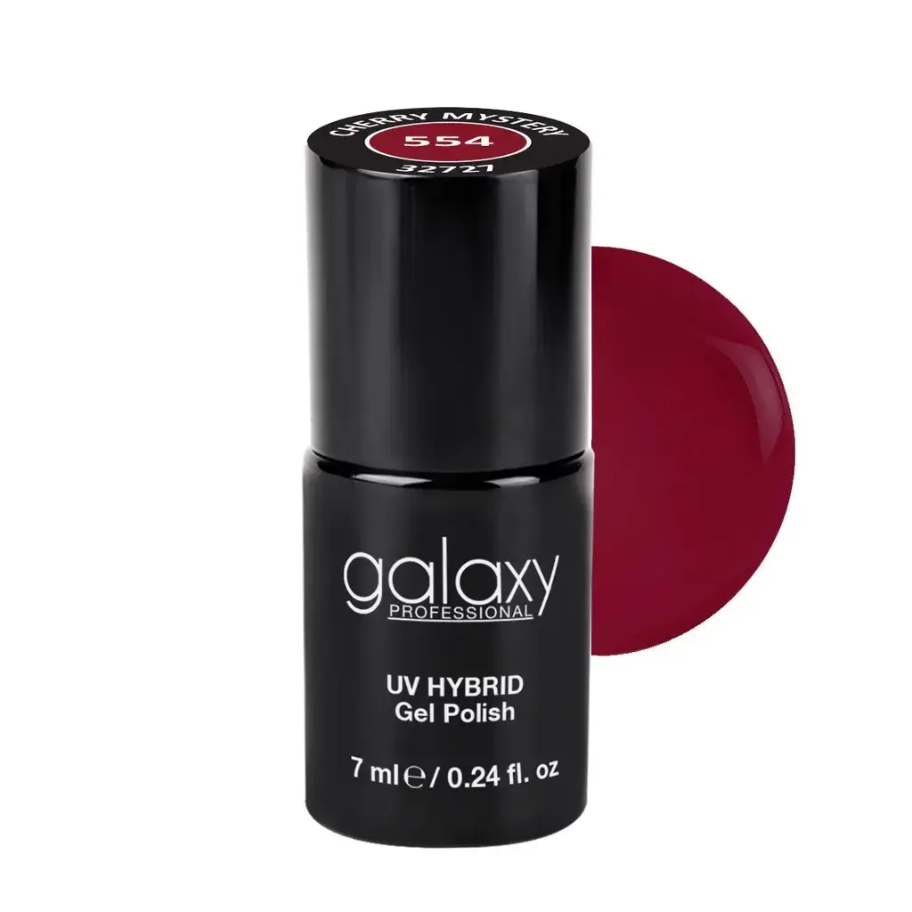 Galaxy Professional Trajni Lak Za Nokte Uv/Led Hybrid 7Ml - Cherry Mystery S554