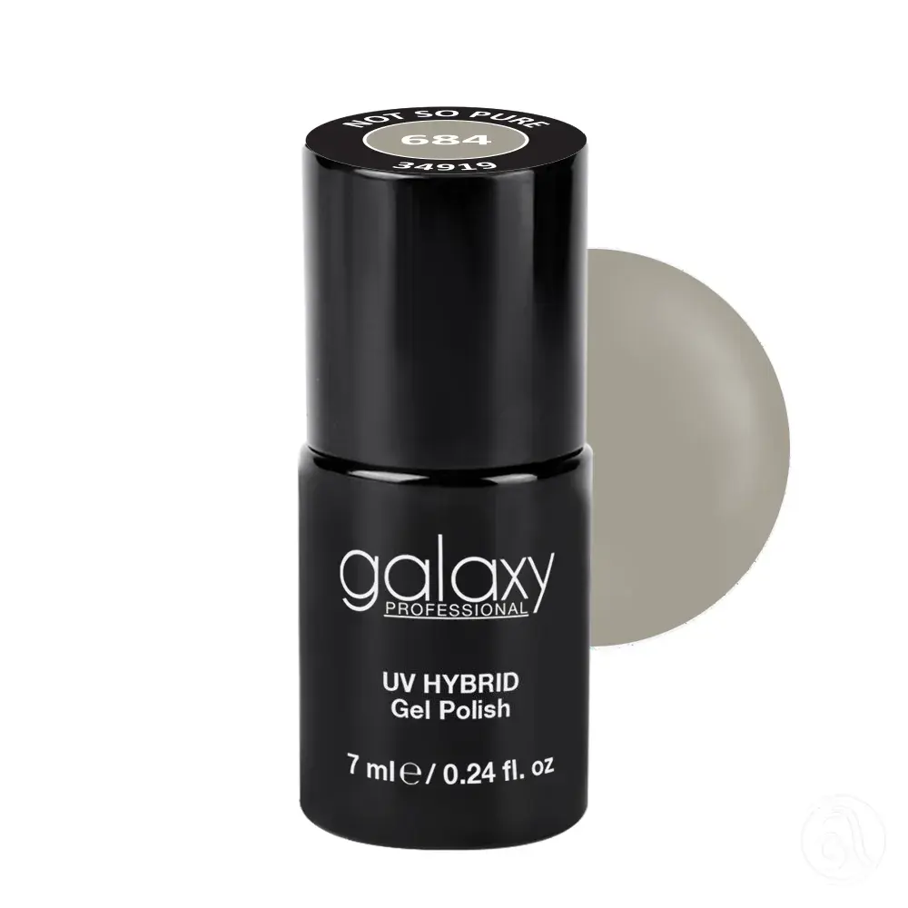 Galaxy Professional Trajni Lak Za Nokte Uv/Led Hybrid 7Ml - Not So Pure S684