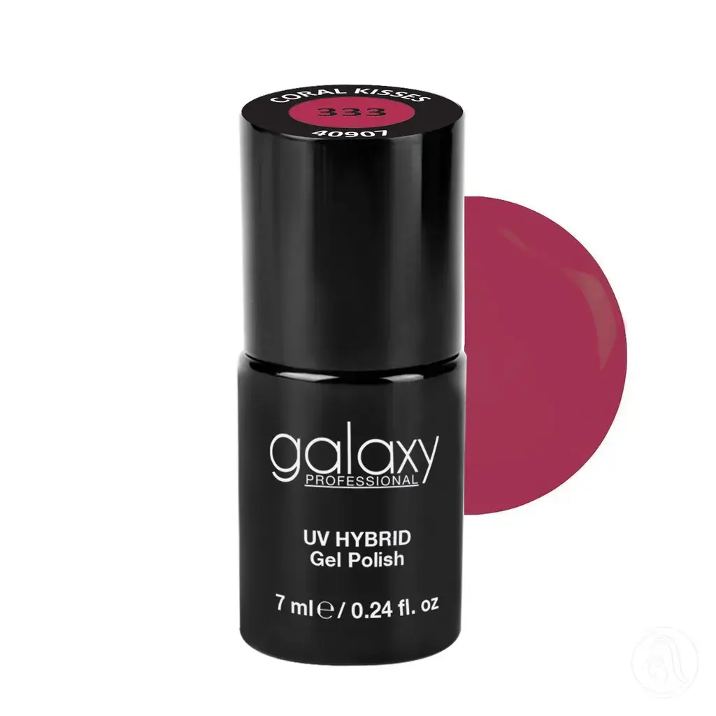 Galaxy Professional Trajni Lak Za Nokte Uv/Led Hybrid 7Ml - Coral Kisses S333