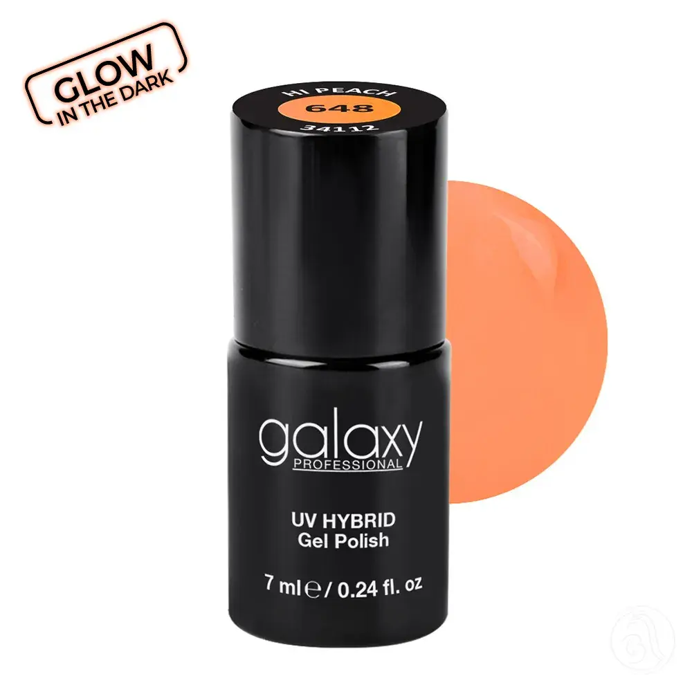 Galaxy Professional Trajni Lak Za Nokte Uv/Led Hybrid 7Ml - Hi Peach S648
