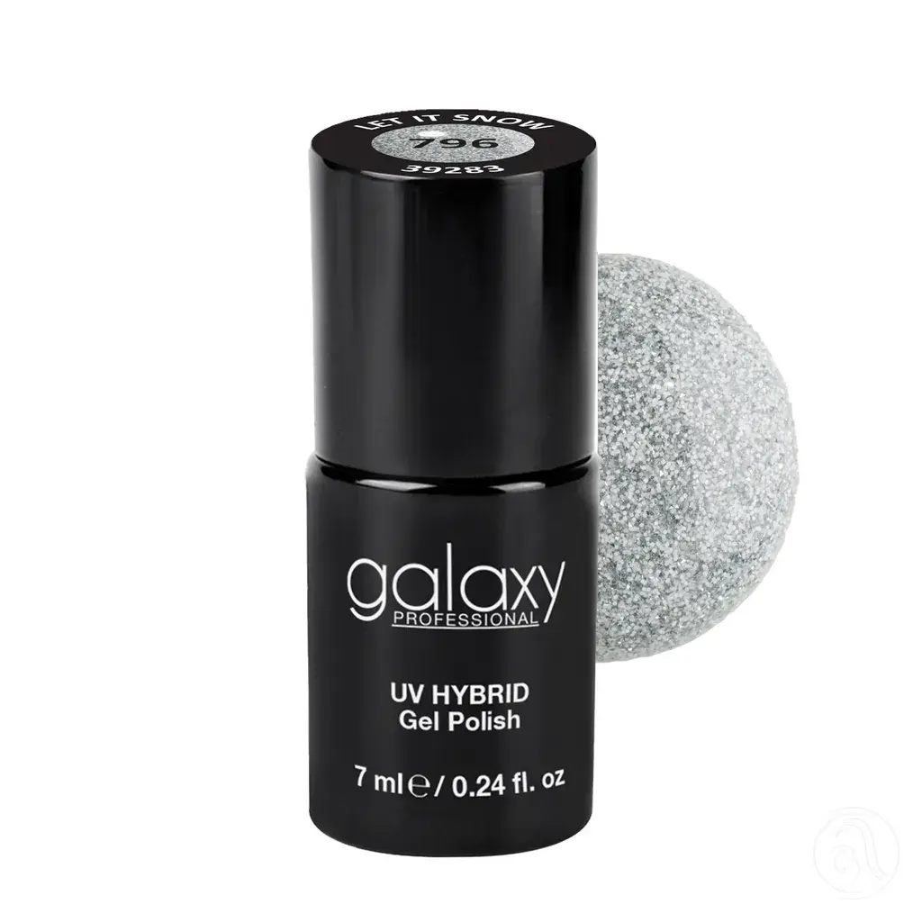 Galaxy Professional Trajni Lak Za Nokte Uv/Led Hybrid 7Ml - Let It Snow S796
