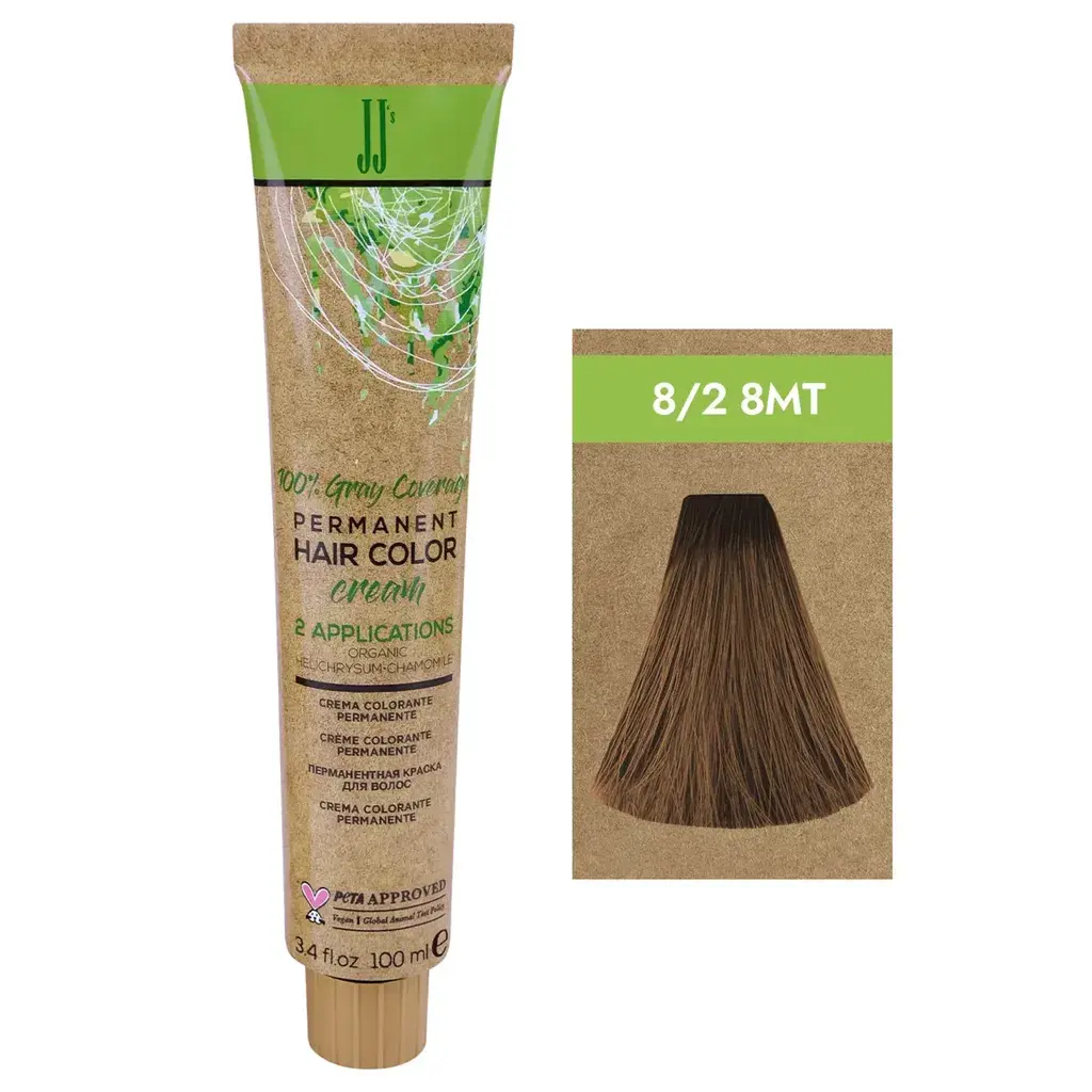 Jj Farba Za Kosu "S Gray Coverage 100Ml - 8/2-8Mt Mat Svetloplava