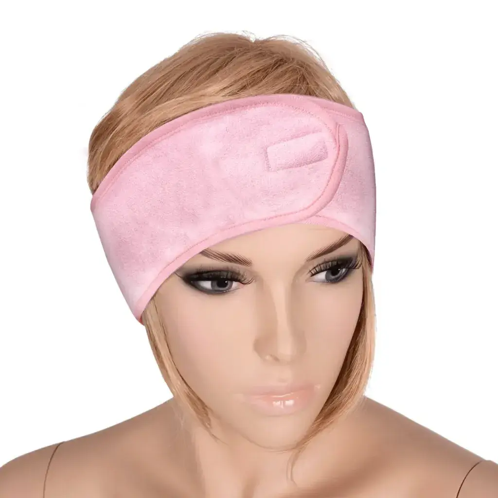 Spa Natural Traka Za Kosu Sa Čičkom - Frotir - Roze