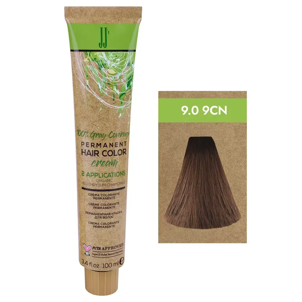 Jj Farba Za Kosu "S Gray Coverage 100Ml - 9.0-9Cn Prirodna Hladna Veoma Svetloplava