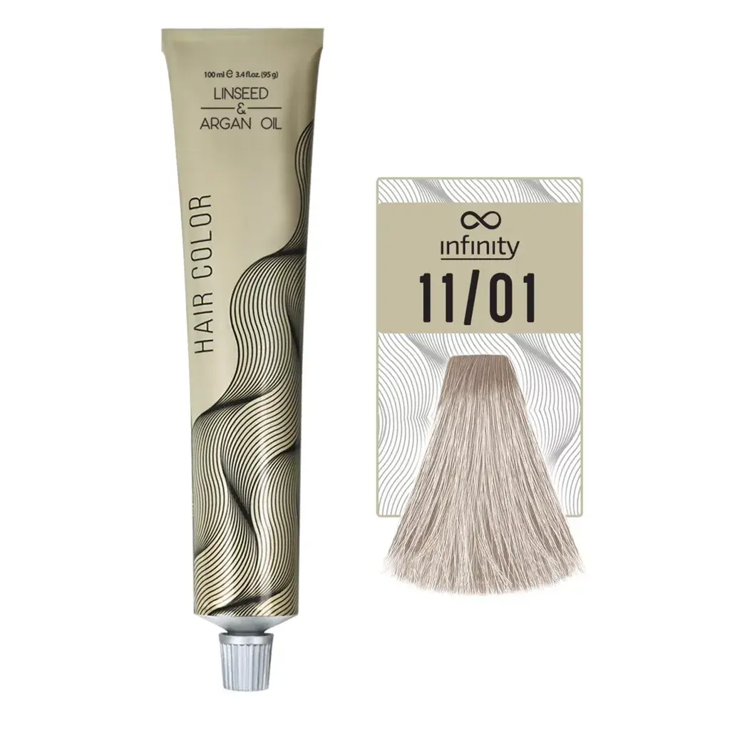 Infinity Farba Za Kosu  100Ml - Pepeljasta Svetloplava 11/01