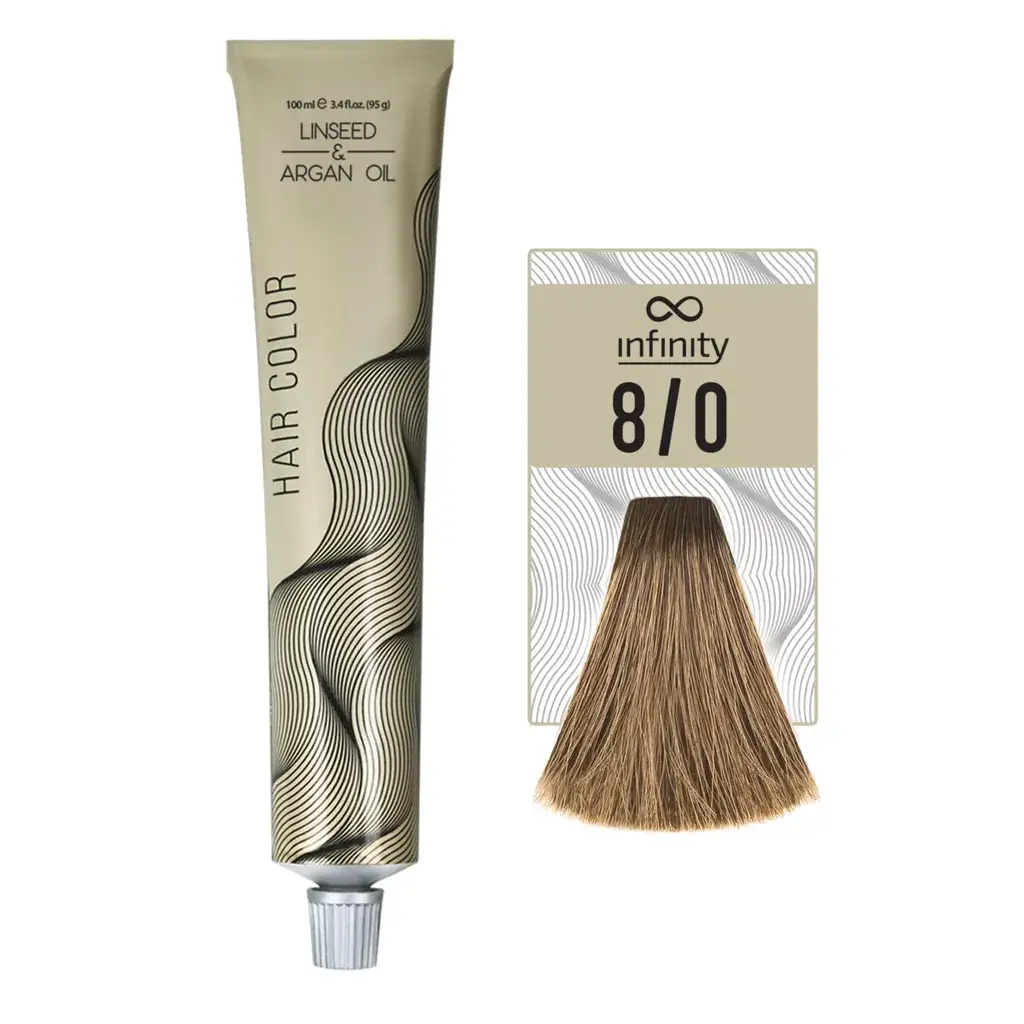 Infinity Farba Za Kosu  100Ml - Svetloplava 8/0