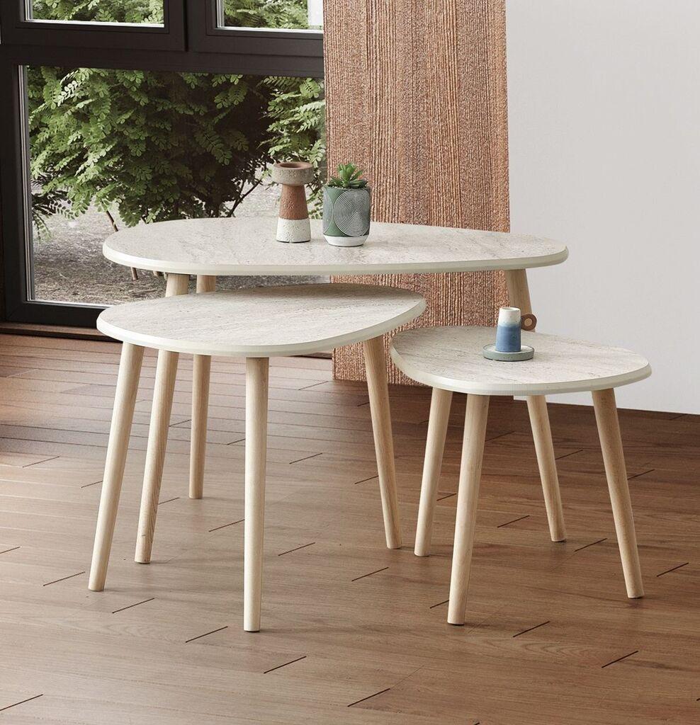 Hanah Home Club set stolova Alvin, 3 dijela, bež